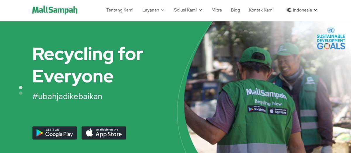 Tangkapan layar MallSampah 