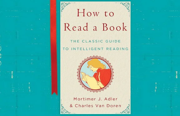 ilustrasi buku How to Read a Book (theobjectivestandard.com)