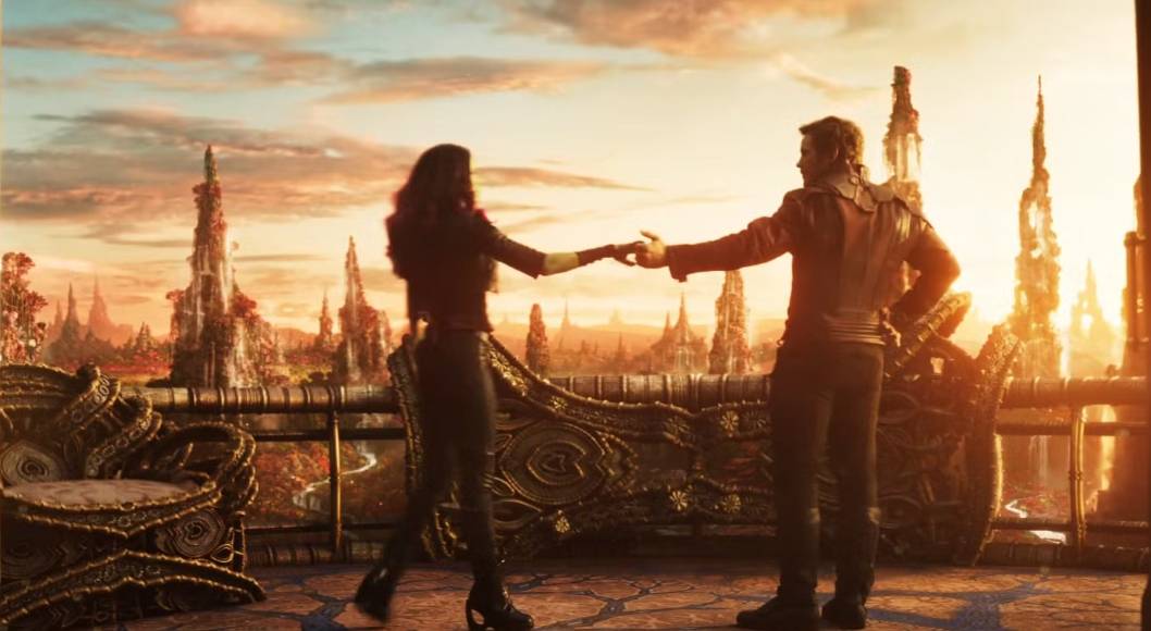 Peter Quill dan Gamora 