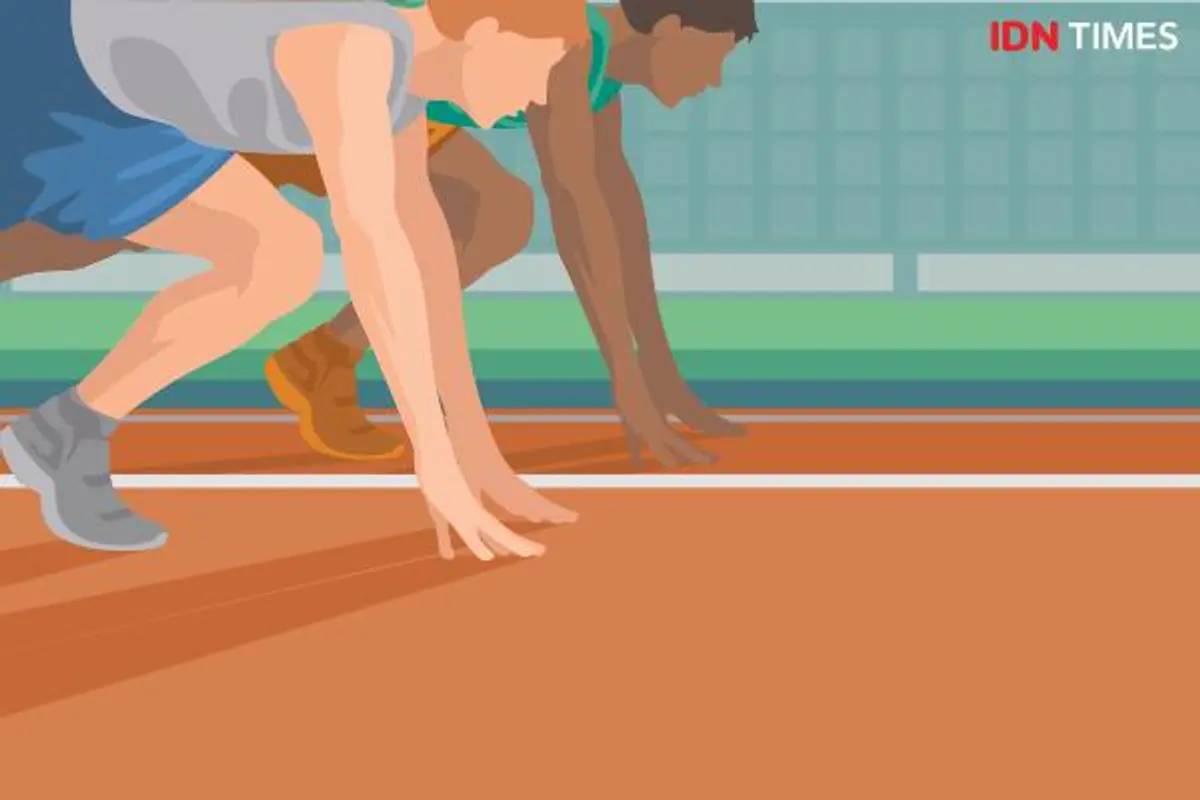 Ilustrasi Lomba Lari (IDN Times/Mardya Shakti)