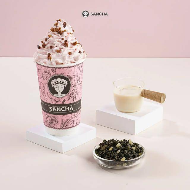 Potret Jasmine Milk Tea Frappe Sancha Indonesia