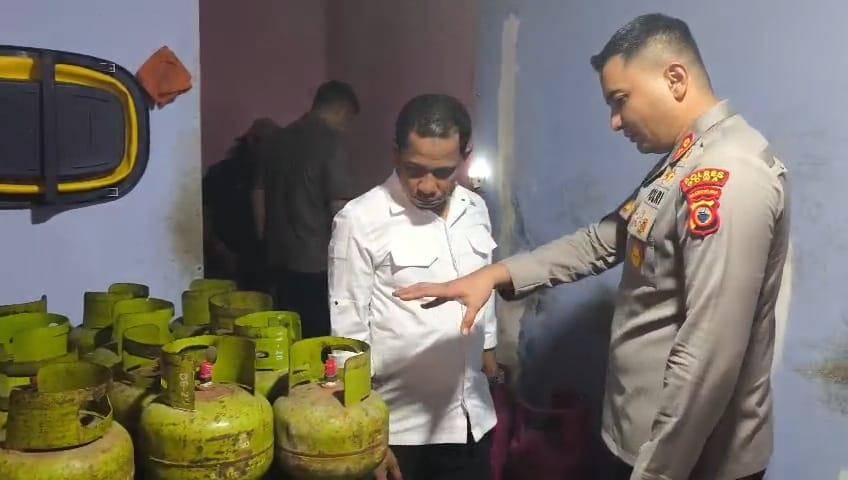 Gas 3 Kg hasil oplosan pria di Gowa/Istimewa
