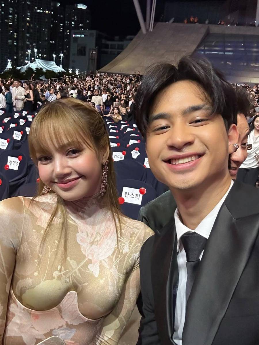 Lisa BLACKPINK dan Devano Danendra di BIFF 2025