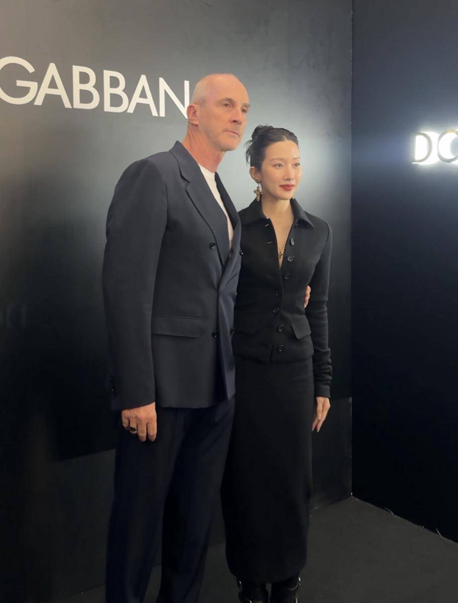 momen kedatangan Moon Ga Young di opening Dolce & Gabbana Beauty pada Kamis (18/9/2025) (IDN Times/Elizabeth Chiquita)