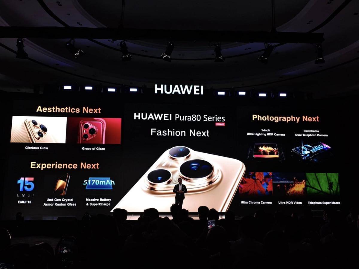 Huawei Pura 80 Series Launch Event.