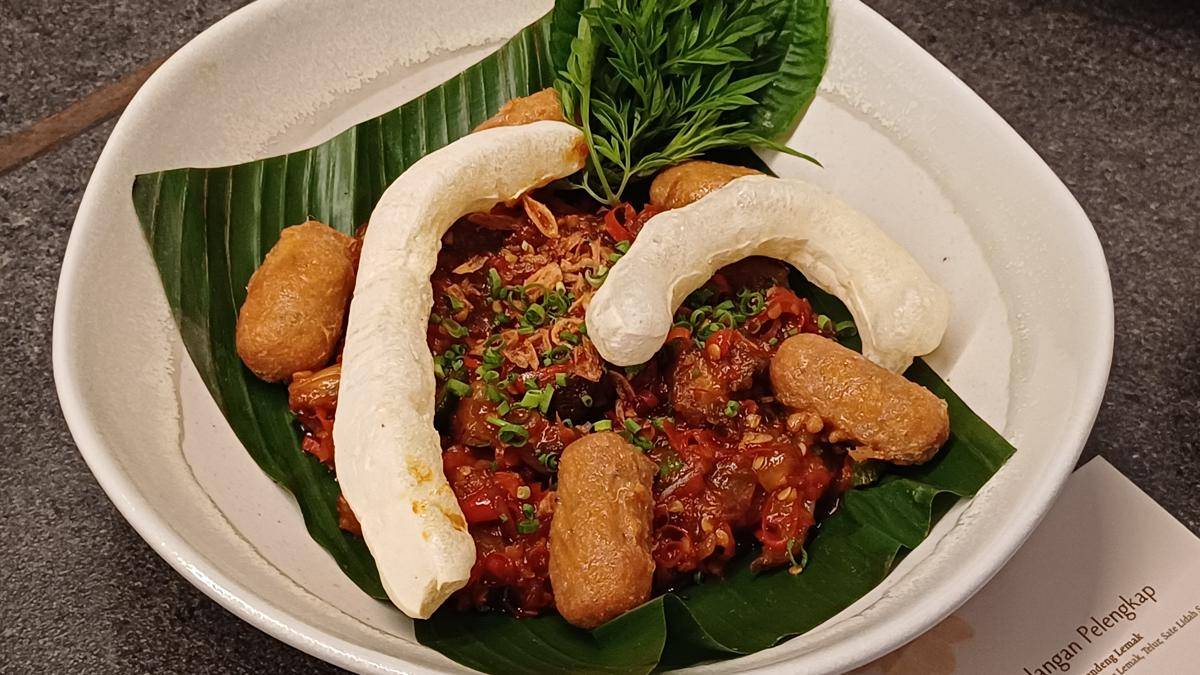 Potret sambal otot sapi