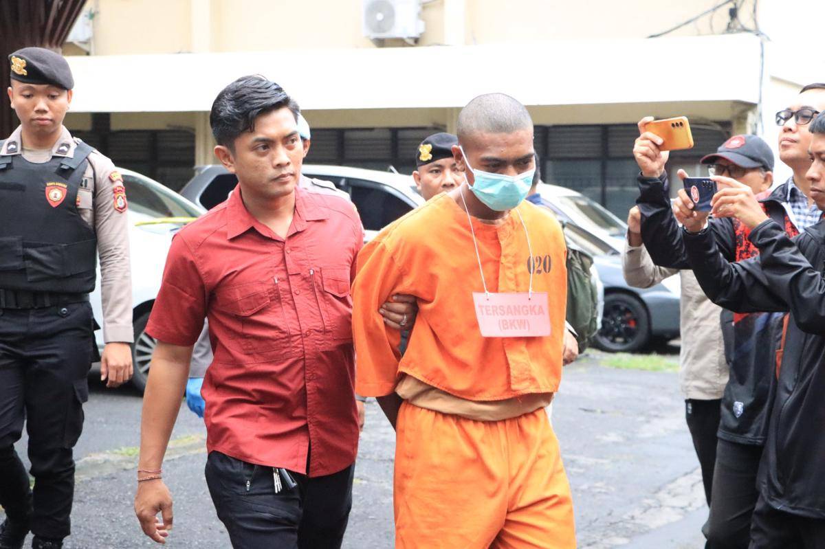 Polres Klungkung menangkap BKW, pelaku pemerkosaan terhadap WNA di Nusa Penida.
