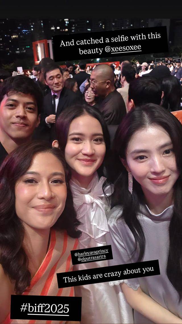 Artis Indonesia dan Han So Hee di BIFF 2025