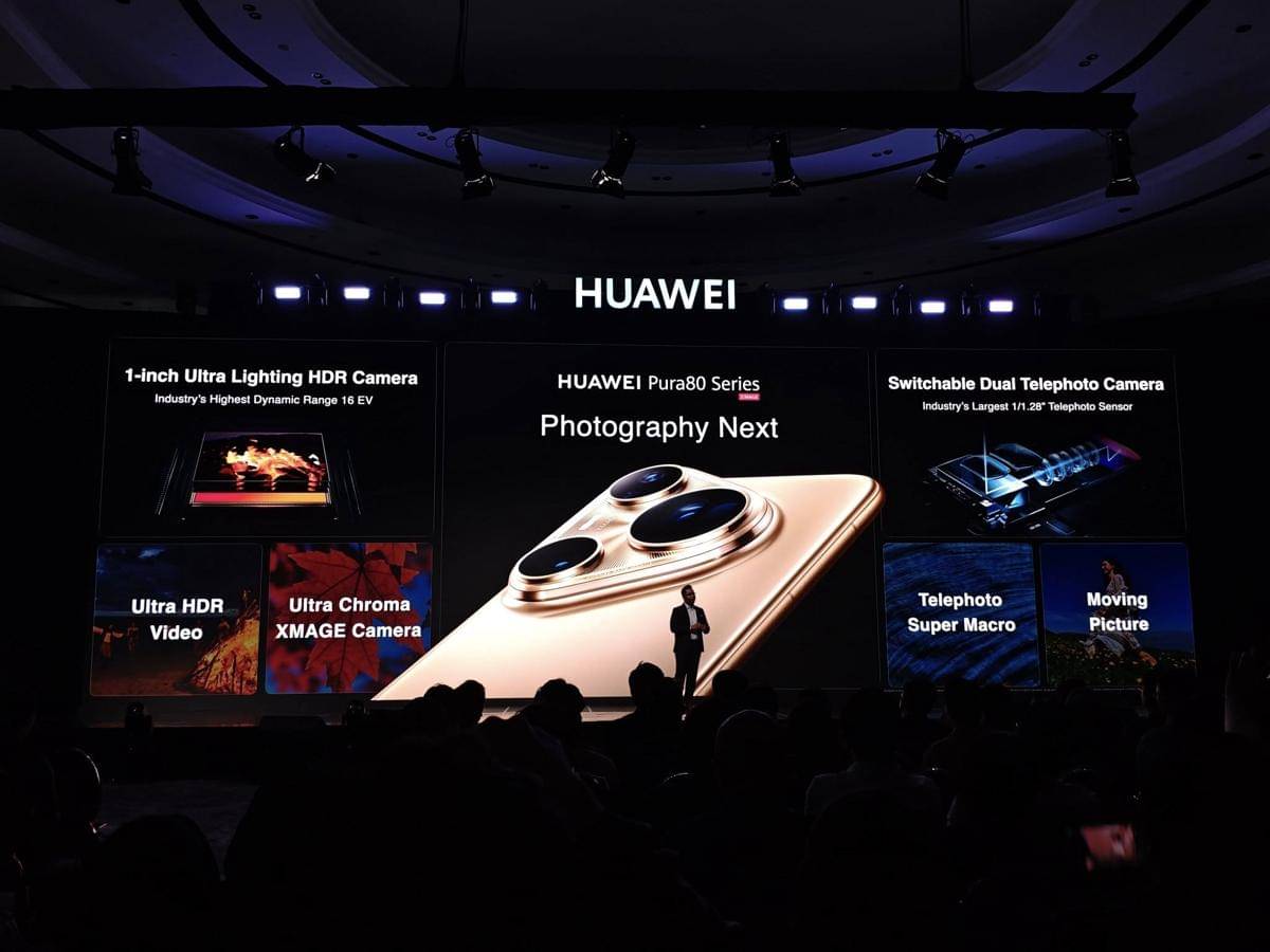 Huawei Pura 80 Series Launch Event.