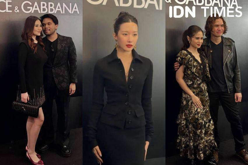 potret artis di opening Dolce & Gabbana Beauty di Indonesia pada Kamis (18/9/2025)