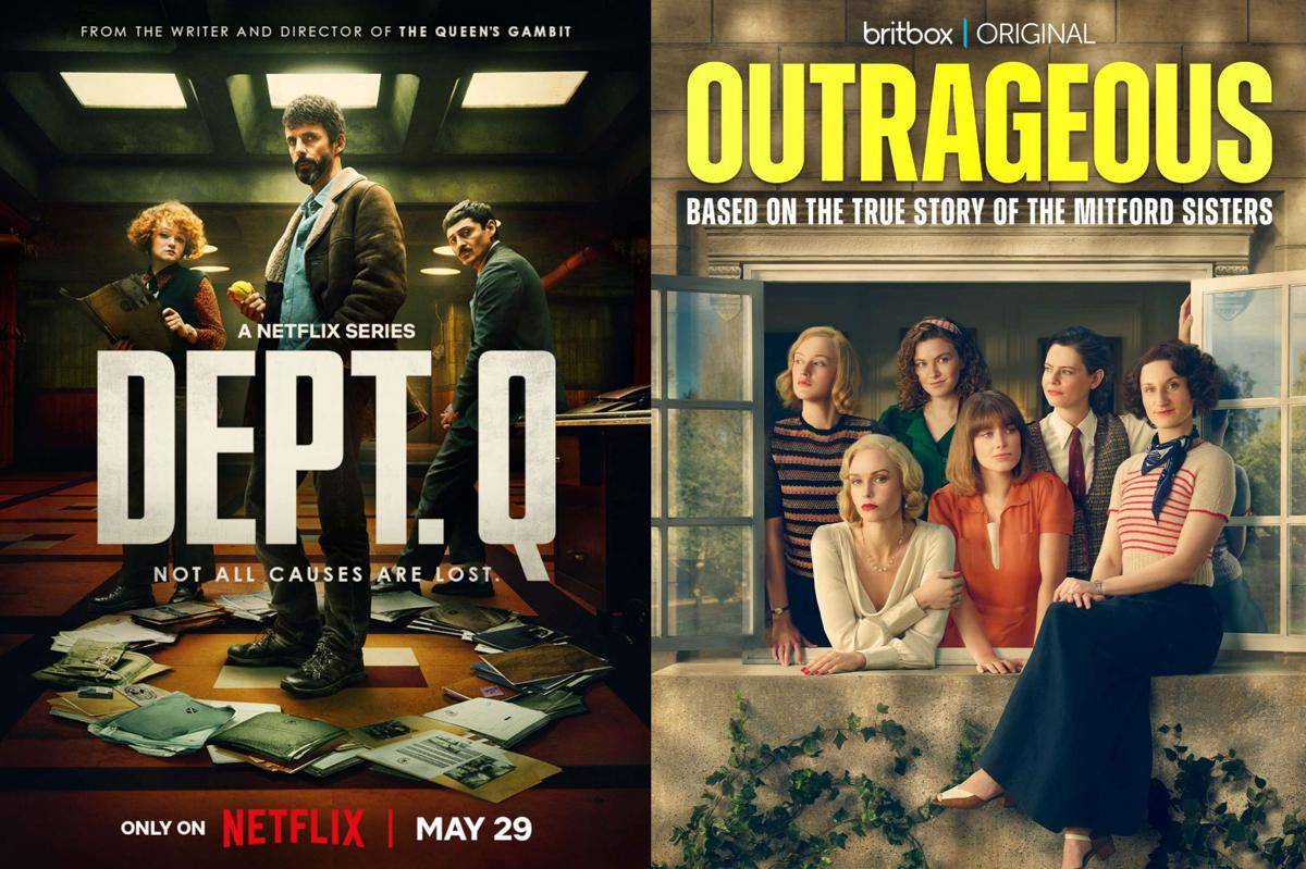 poster serial Dept. Q dan Outrageou