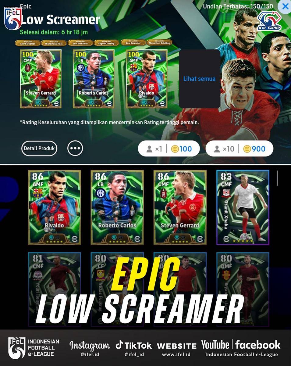 Epic Low Screamer hadirkan Gerrard, Roberto Carlos, dan Rivaldo