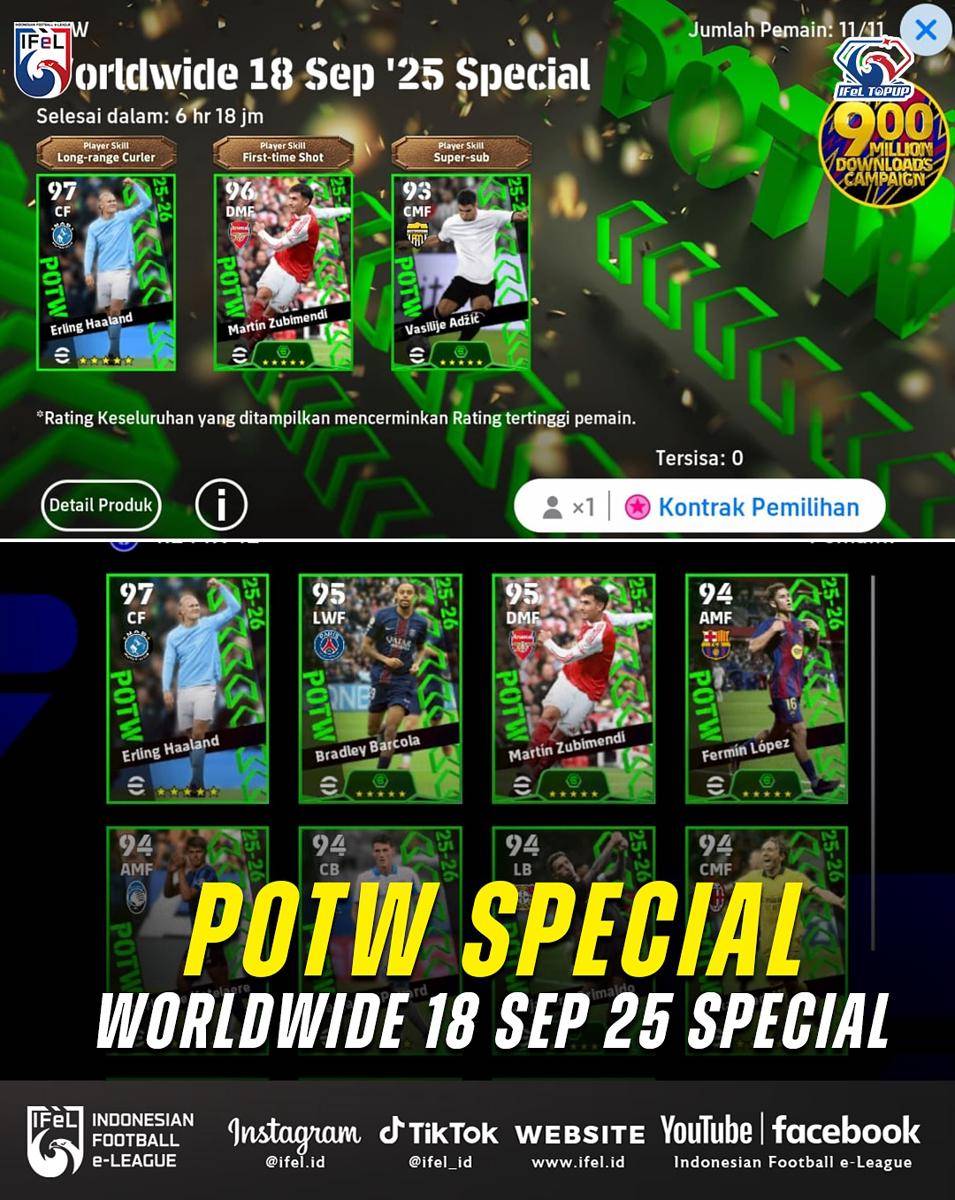 POTW Special Worldwide 18 September 2025