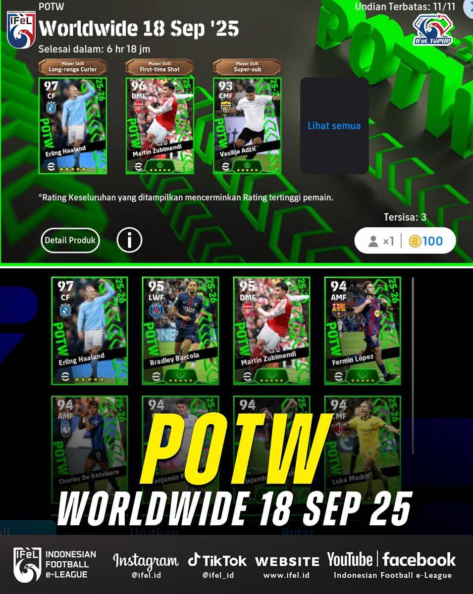 POTW Worldwide 18 September 2025