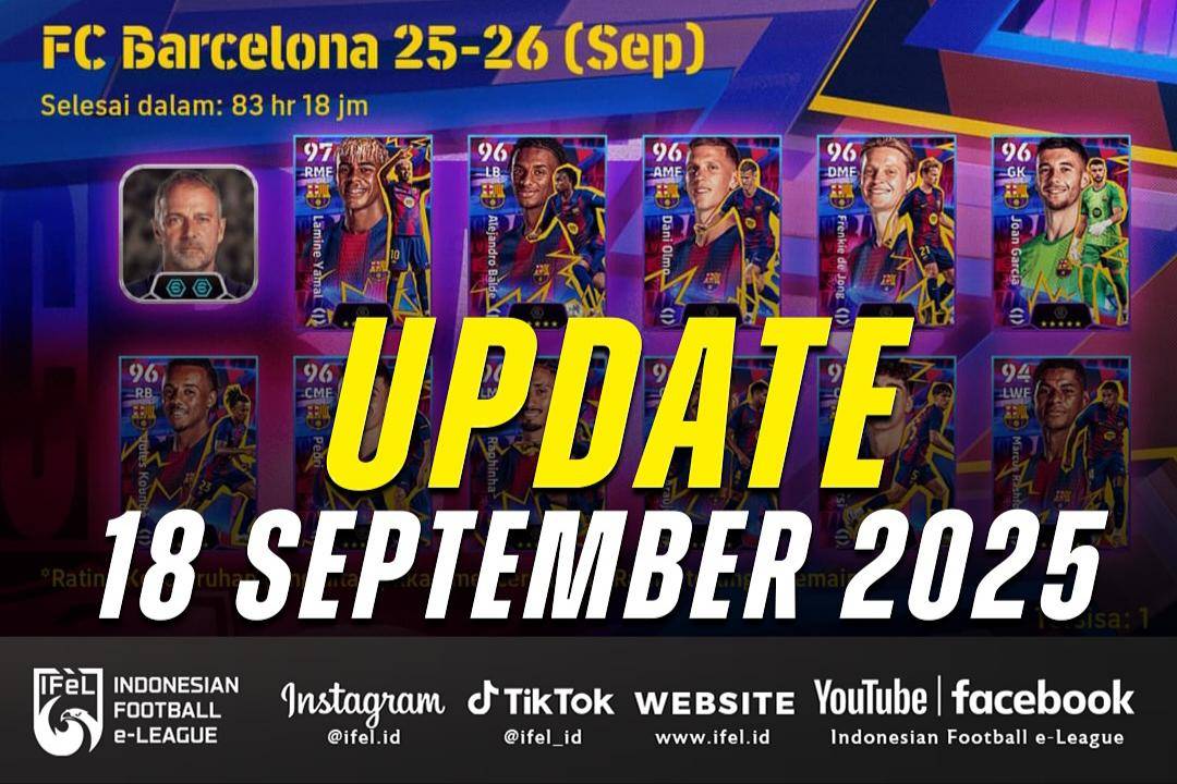 Update eFootball 18 September 2025