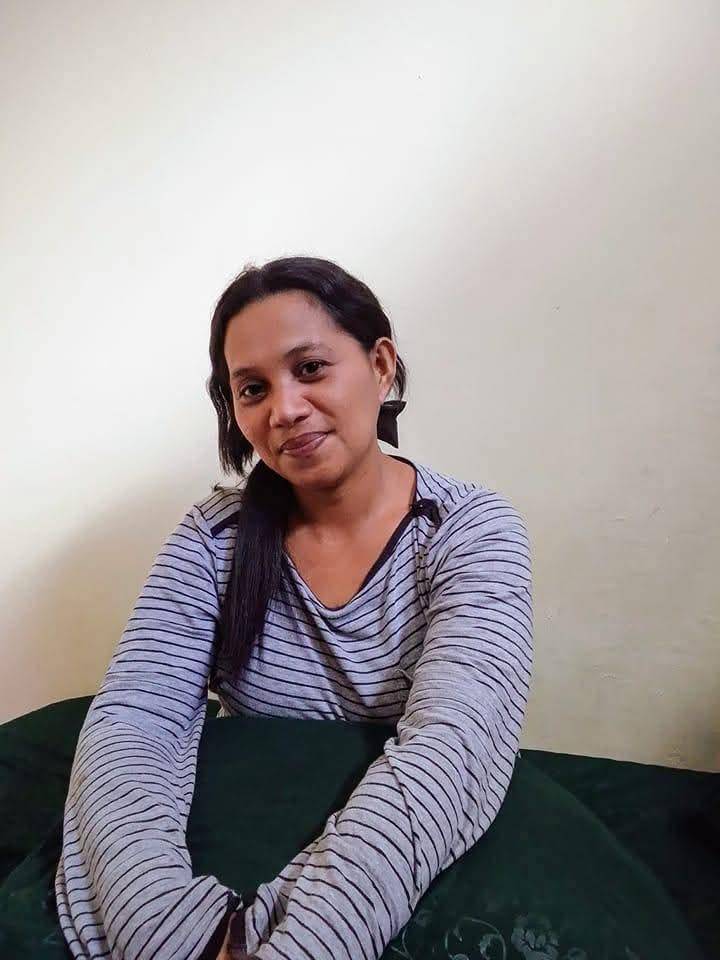 WNA Filipina yang tinggal ilegal di Boltim selama 19 tahun, Prescy Sono. Facebook Prescy Sono