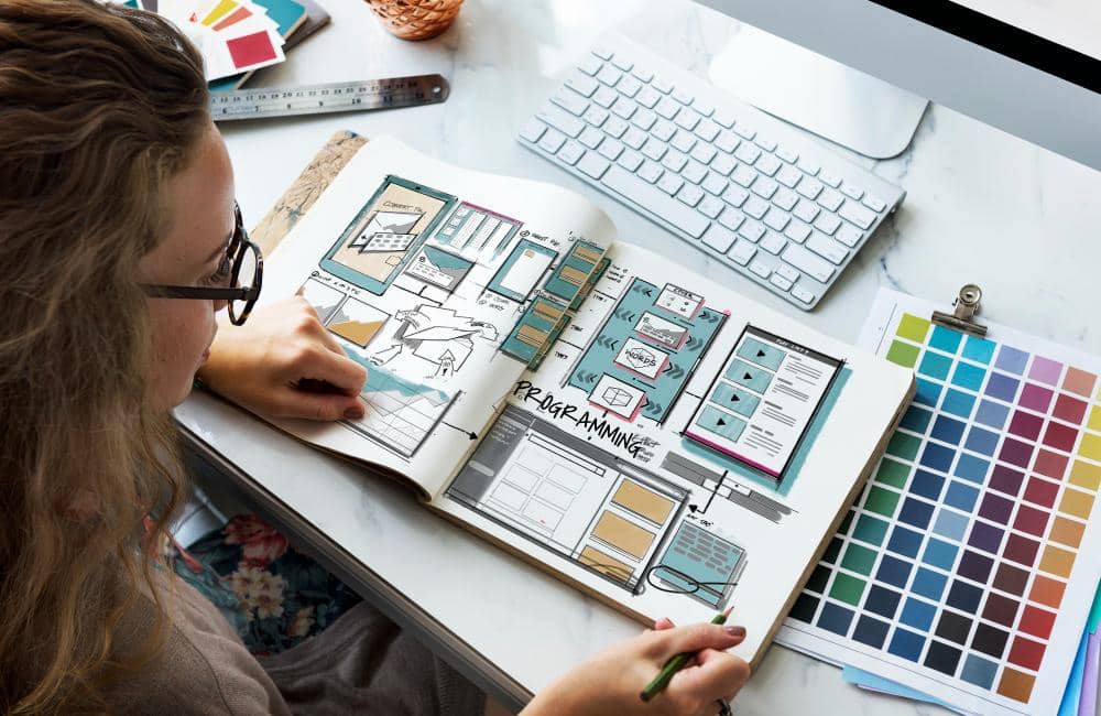 ilustrasi UI/UX designer