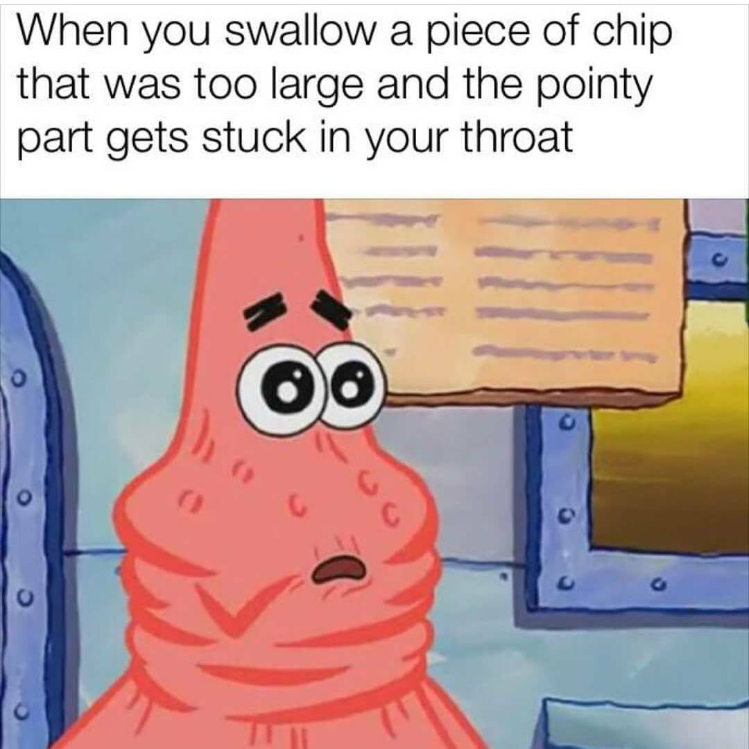 meme makanan nyangkut 