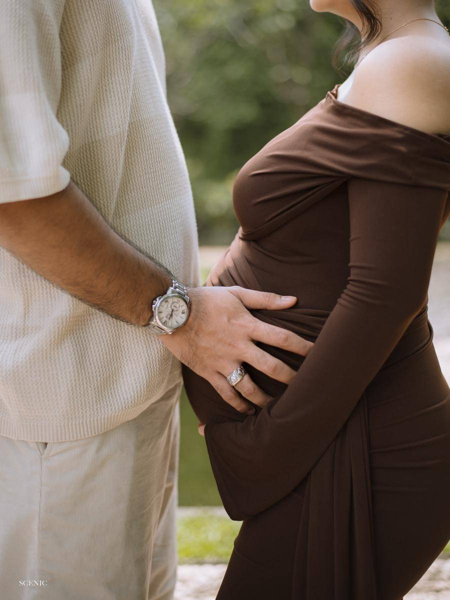 Maternity Indah Tri Pertiwi, Istri Frans Faisal (Instagram.com/fransfaisal_)