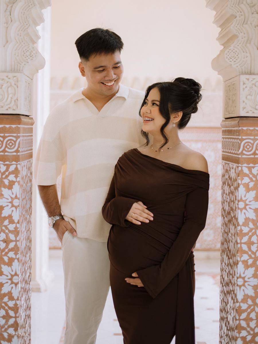 Maternity Indah Tri Pertiwi, Istri Frans Faisal (Instagram.com/fransfaisal_)