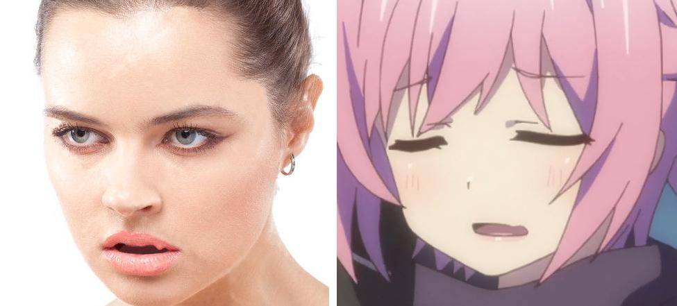 meme tentang bentuk gigi anime