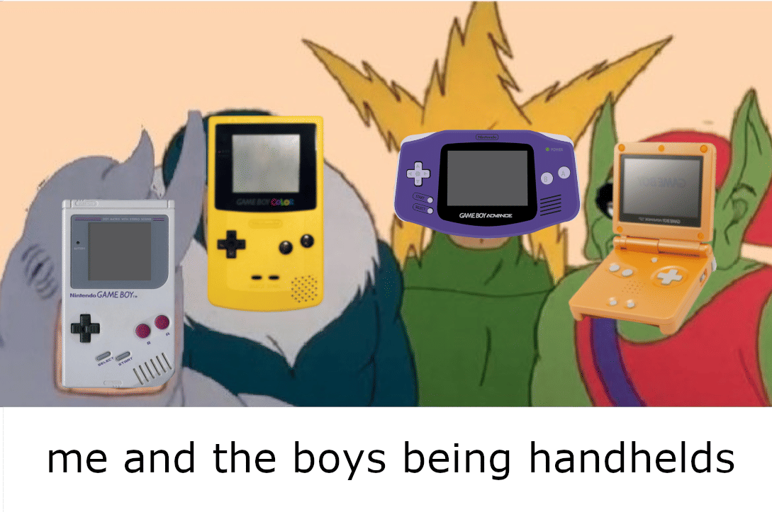 meme bermain konsol jadul 