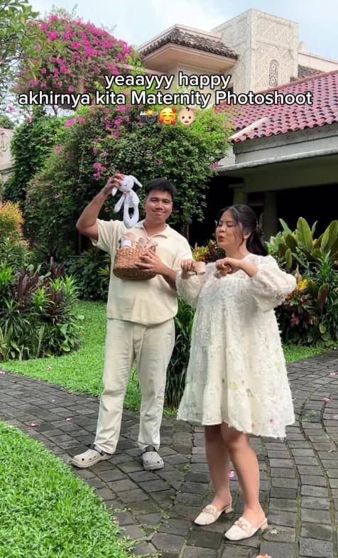 Maternity Indah Tri Pertiwi, Istri Frans Faisal (Instagram.com/fransfaisal_)