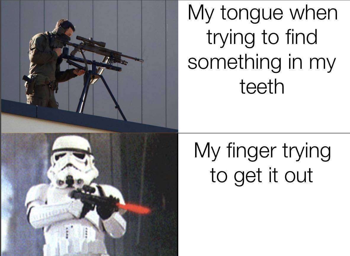 meme makanan nyangkut 