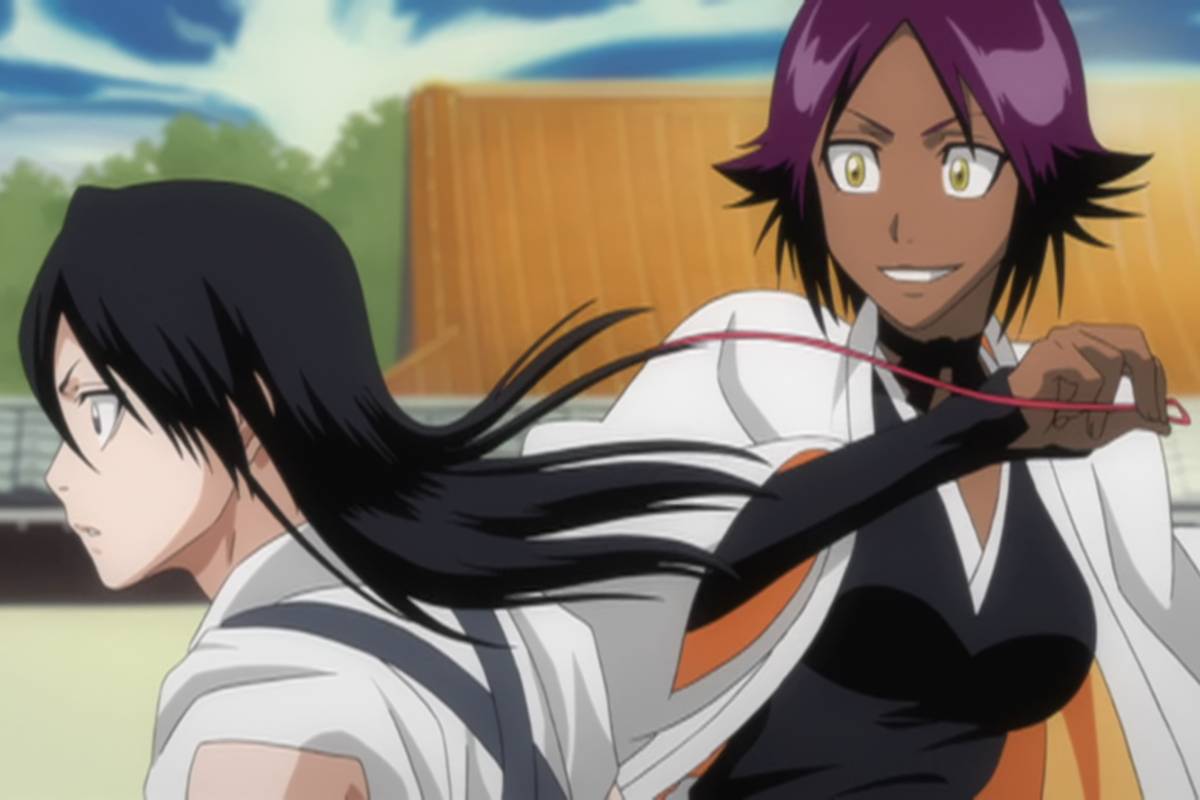Byakuya Kuchiki dan Yoruichi Shihoin
