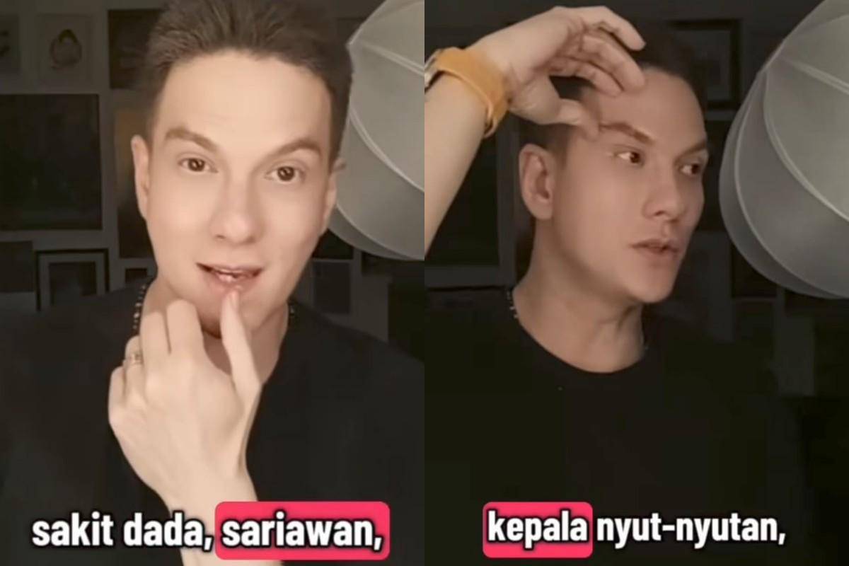 Betrand Antolin spill trik jadi model 