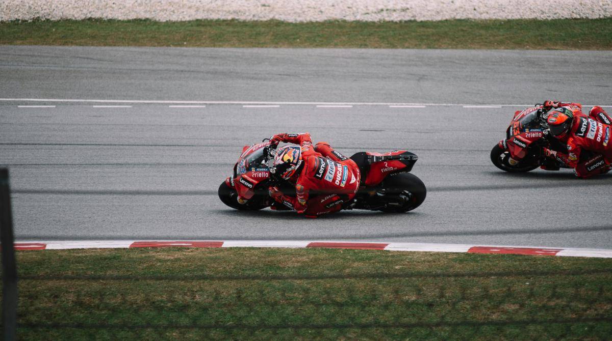 potret motor Ducati di MotoGP 