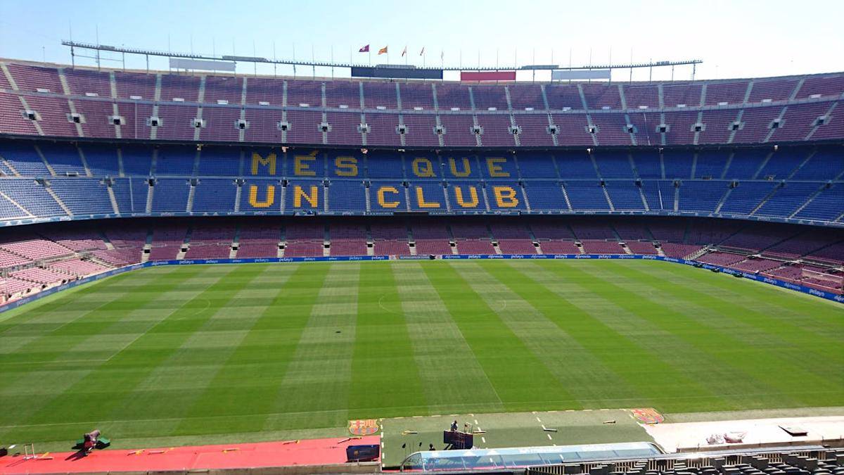 ilustrasi Stadion Camp Nou kandang Barcelona