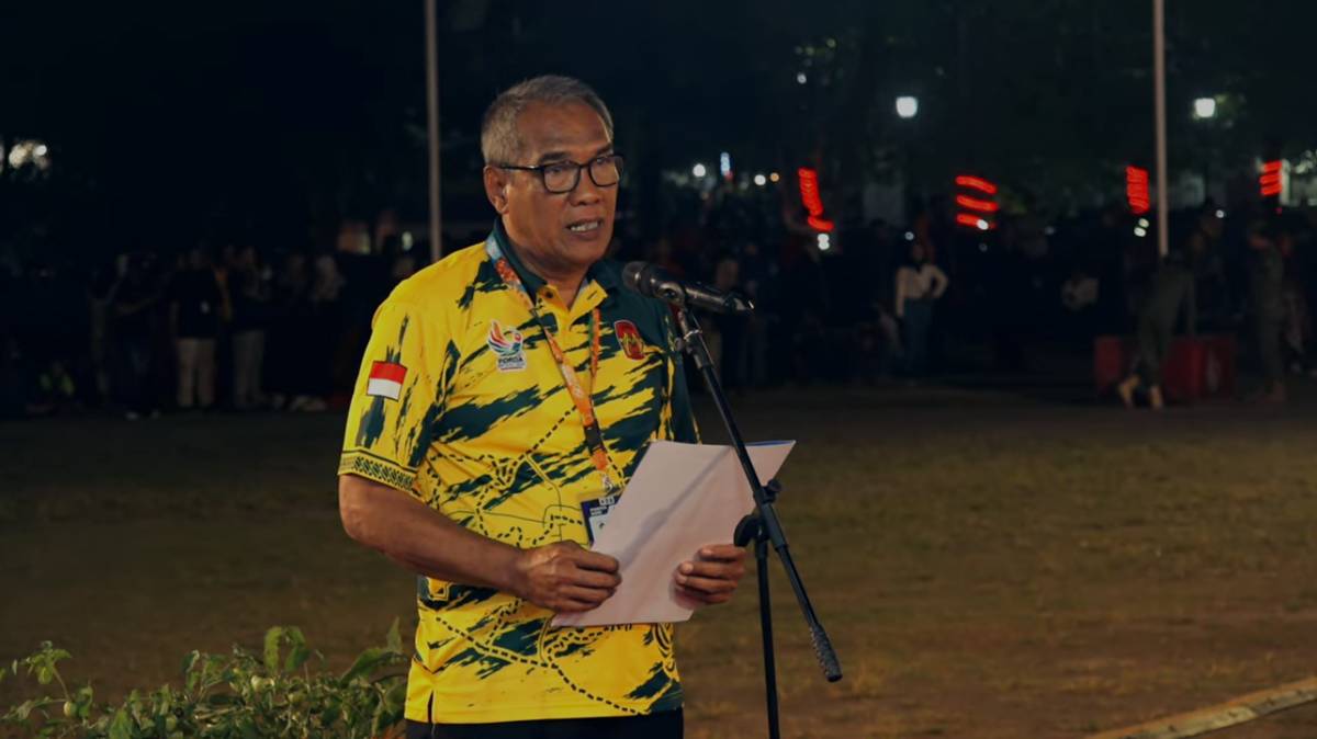 Ketua Panitia Pelaksana Porda DIY XVII 2025, Prof. Dr. Rumpis Agus Sudarko, M.S. (youtube.com/@dhaksinargaTV)
