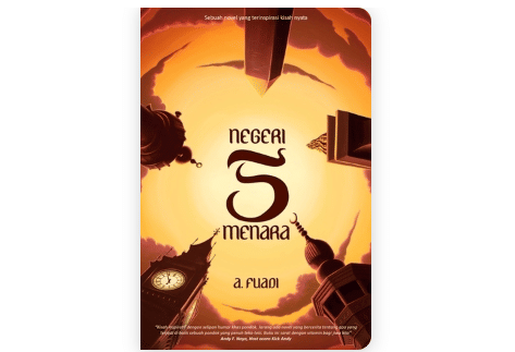 ilustrasi buku Negeri 5 Menara (goodreads.com)