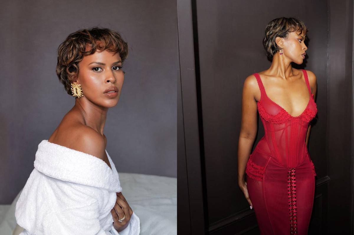 Potret gaya rambut whimsy pixie yang diterapkan oleh Sabrina Dhowre Elba (instagram.com/sabrinaelba)