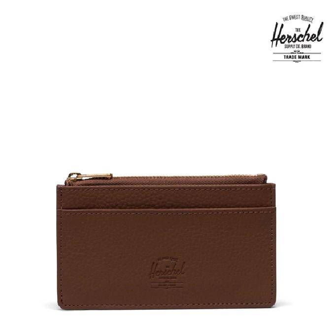 Herschel OS Oscar II Vegan Leather RFID Wallet Saddle Brown (shopee.co.id/Herschel Official Shop)