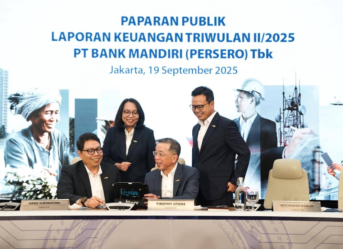 Terkontraksi 7,5%, Bank Mandiri Bukukan Laba Rp 24,45 triliun