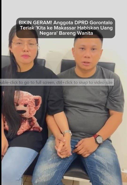 Anggota DPRD Provinsi Gorontalo, Wahyudin Moridu, membuat video kontroversial dengan mengatakan akan merampok uang negara/Istimewa