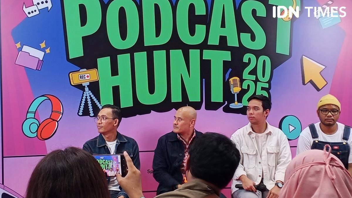 Konferensi Pers Podcast Hunt 2025