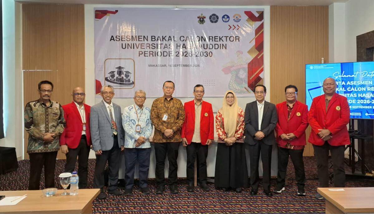Enam bakal calon rektor Universitas Hasanuddin menjalani proses asesmen psikologi. (Dok. Istimewa)