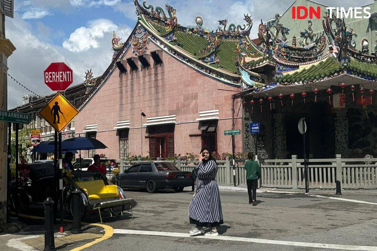 Potret jalanan di Penang, Malaysia