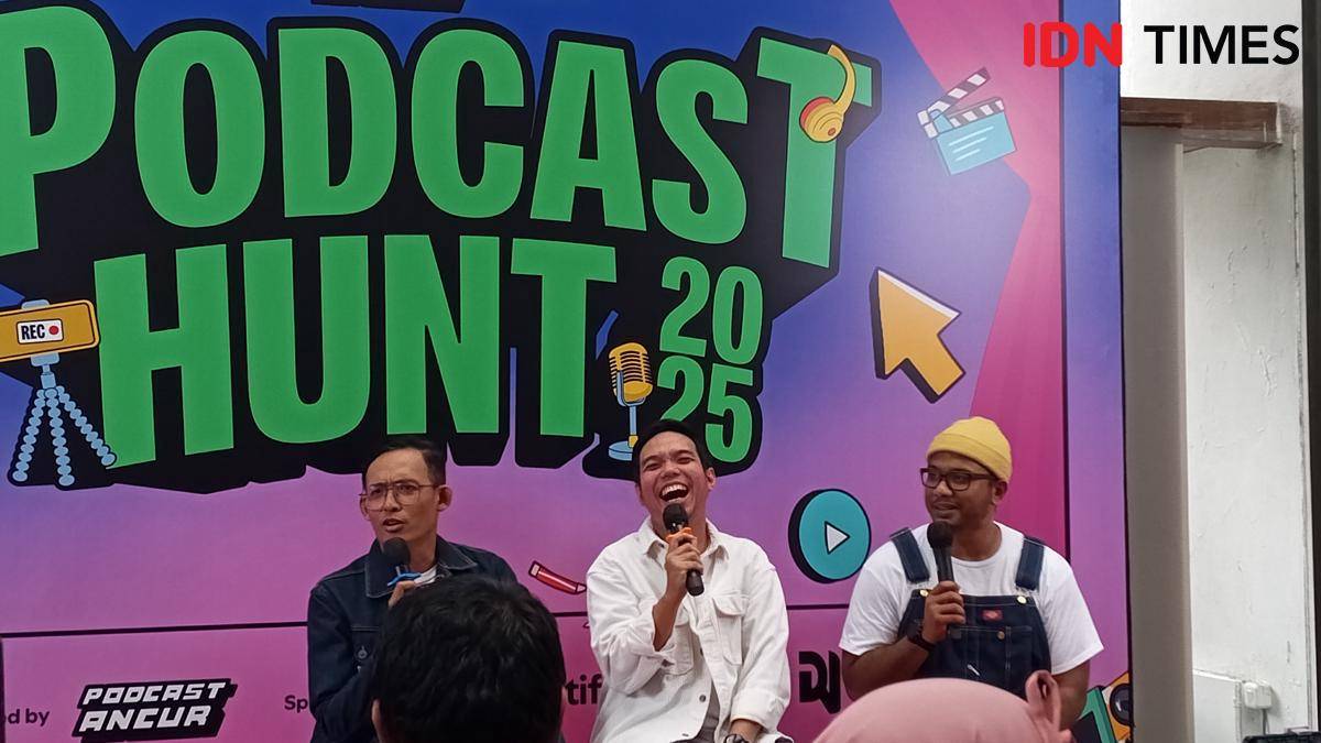 Konferensi Pers Podcast Hunt 2025