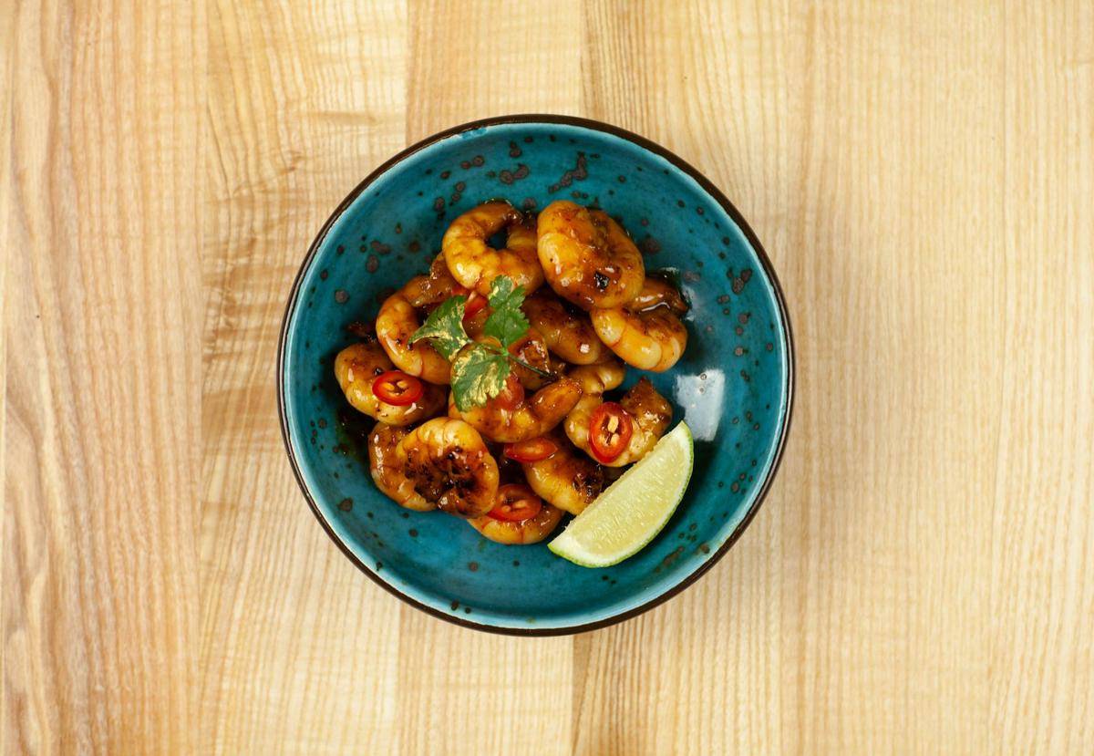 Potret udang masak tauco