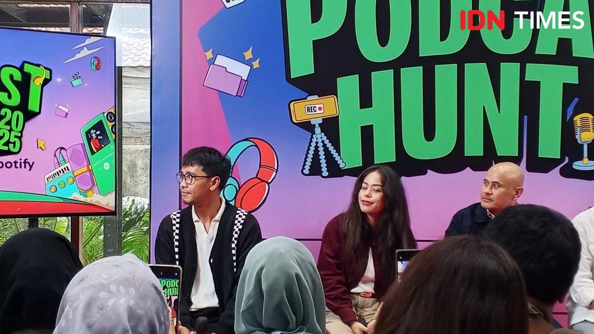 Konferensi Pers Podcast Hunt 2025