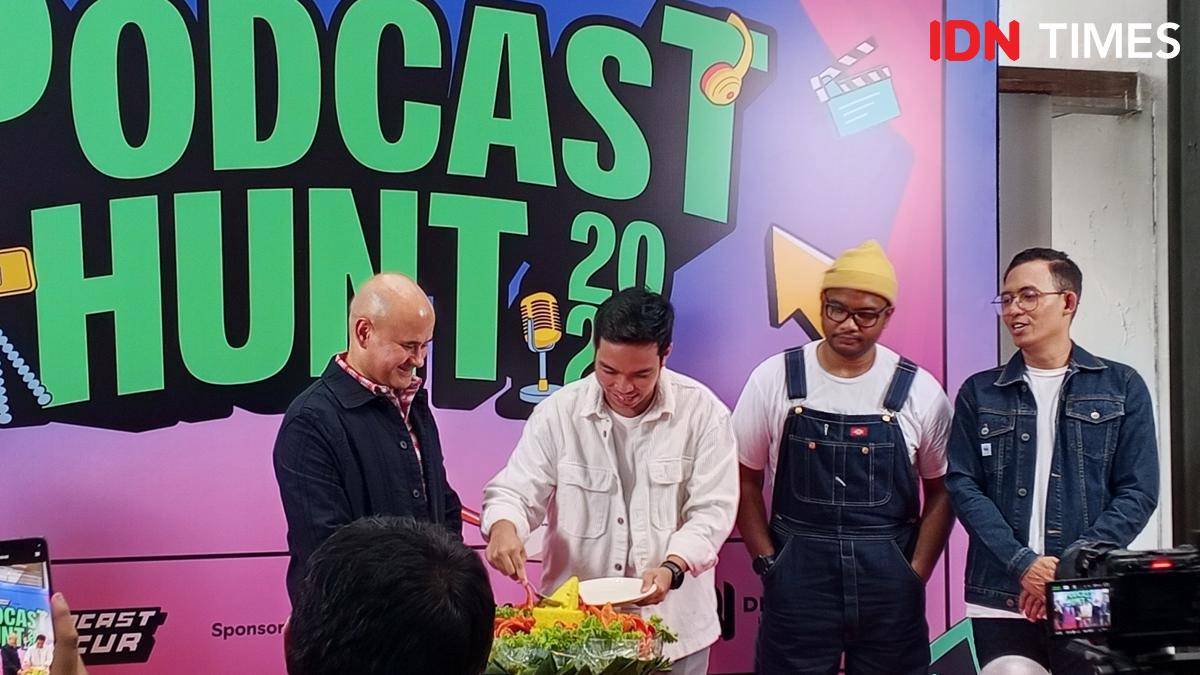 Konferensi Pers Podcast Hunt 2025