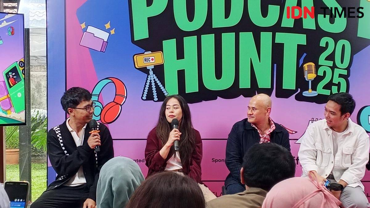 Konferensi Pers Podcast Hunt 2025
