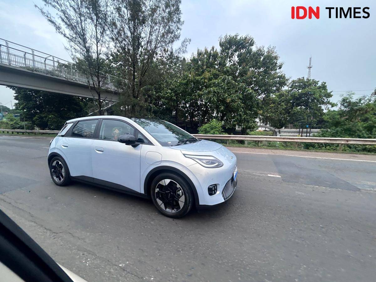 Perjalanan test drive Aion UT ke Bandung