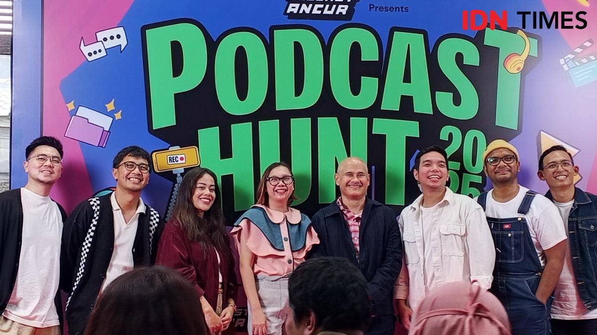 Konferensi Pers Podcast Hunt 2025