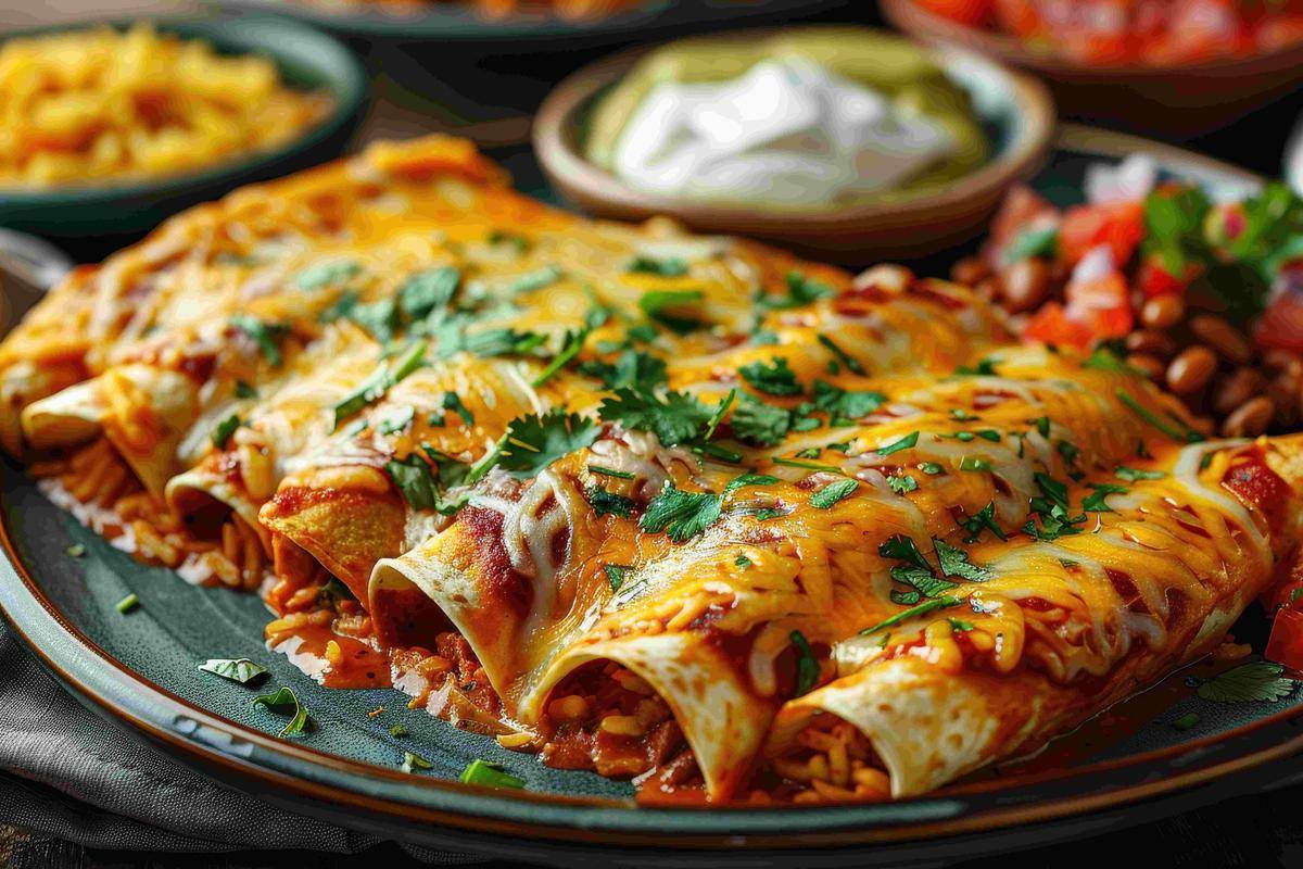 ilustrasi enchiladas (vecteezy.com/Nicolas Becker)