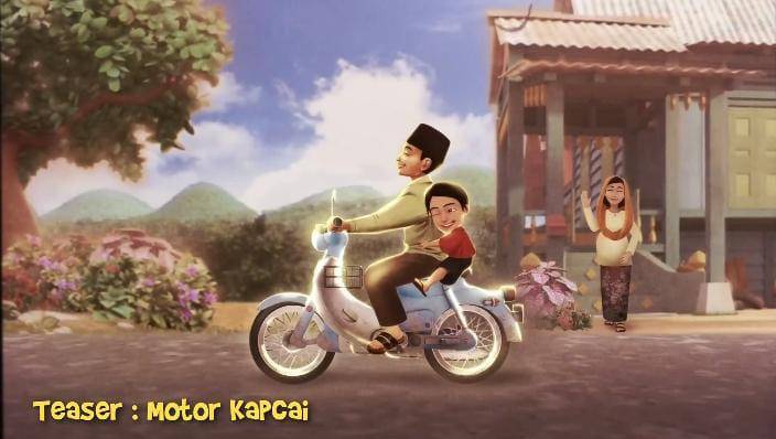 cuplikan Upin & Ipin episode "Motor Kapcai" 